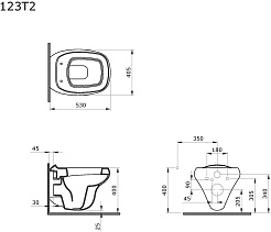 Ambassador Сиденье для унитаза Diamond белое матовое – фотография-9